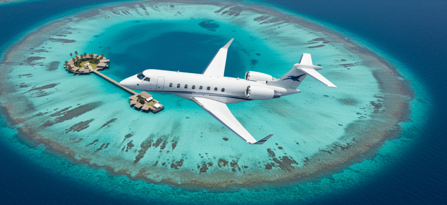 Private Jet Charter To And From Maldives Photo