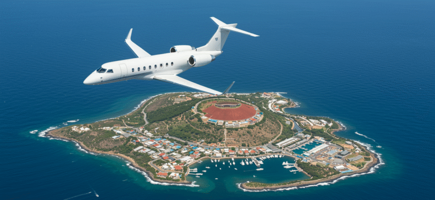 Private Jet Charter To And From Sint Eustatius And Saba Photo