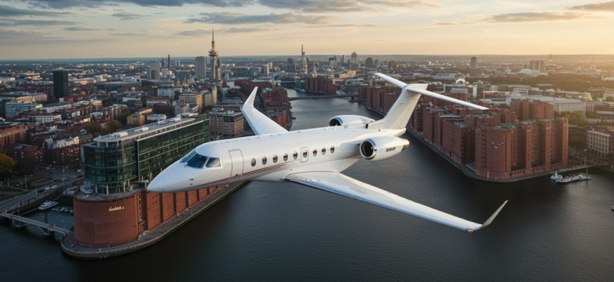 Private Jet Charter To And From Hamburg Photo