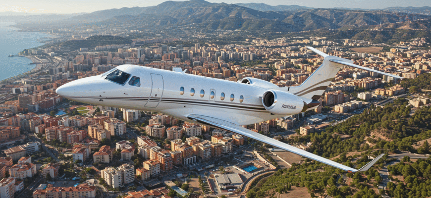 Private Jet Charter To And From Malaga Photo