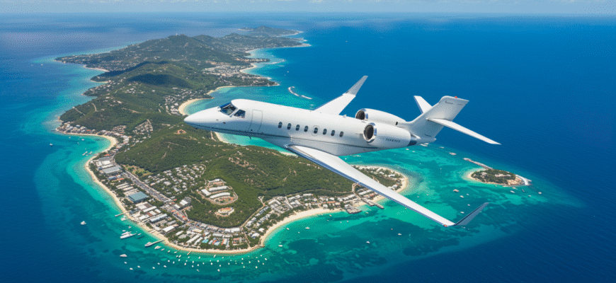 Private Jet Charter To And From British Virgin Islands Photo