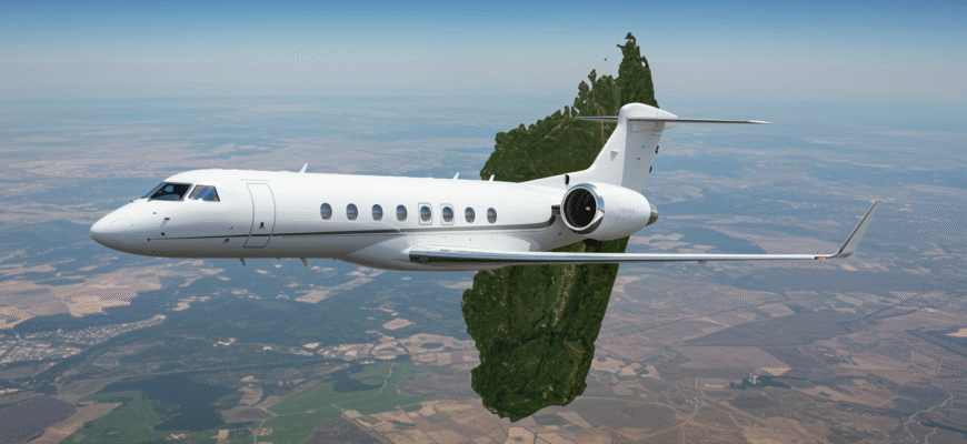 Private Jet Charter To And From Madagascar Photo