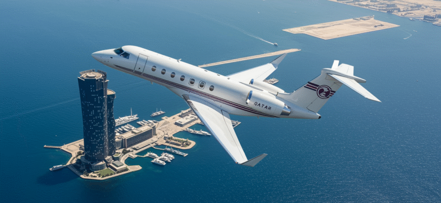 Private Jet Charter To And From Qatar Photo