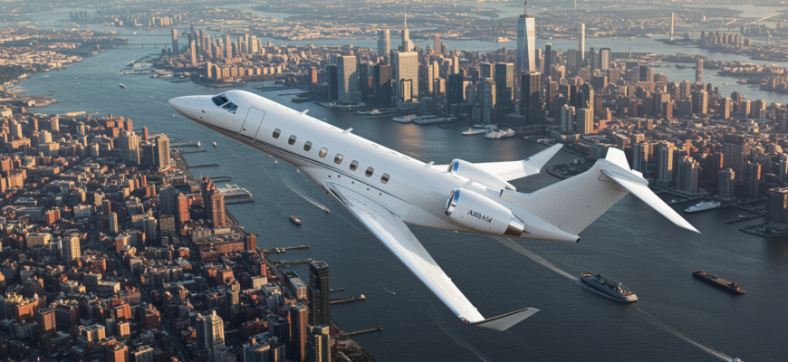 Private Jet Charter To And From New York Photo