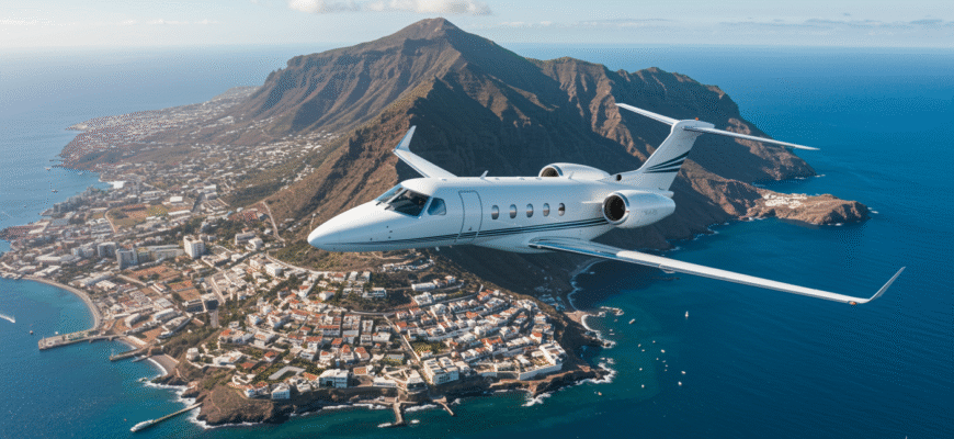 Private Jet Charter To And From Tenerife Photo