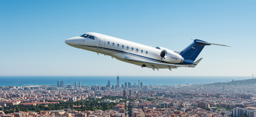 Private Jet Charter To And From Barcelona Photo