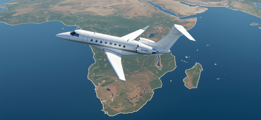 Private Jet Charter To And From South Africa Photo