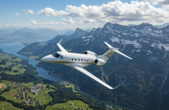 Private Jet Charter To And From Switzerland Photo