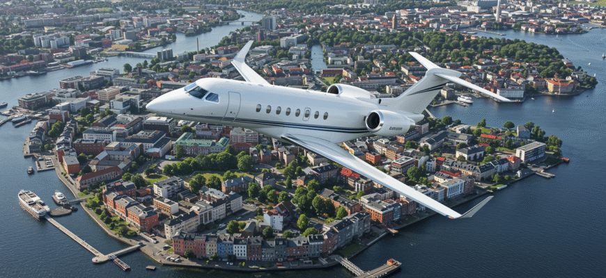 Private Jet Charter To And From Gothenburg Photo