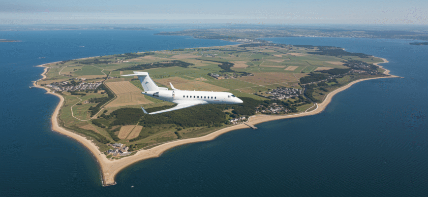 Private Jet Between Bristol And Barrow Walney Island Photo