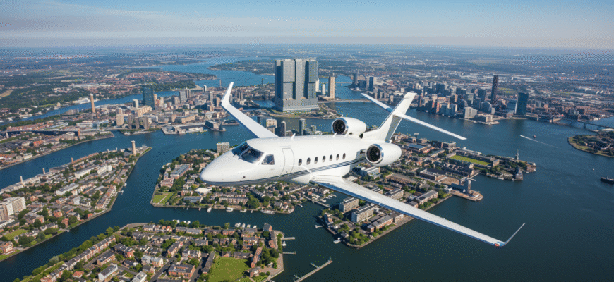 Private Jet Charter To And From Rotterdam Photo