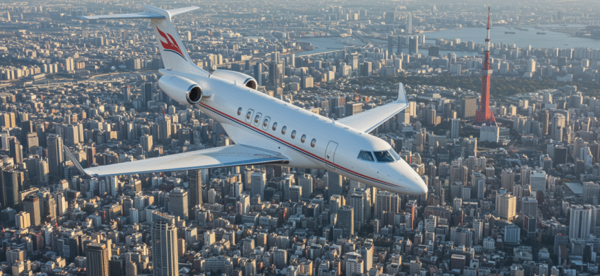 Private Jet Charter To And From Tokyo Photo