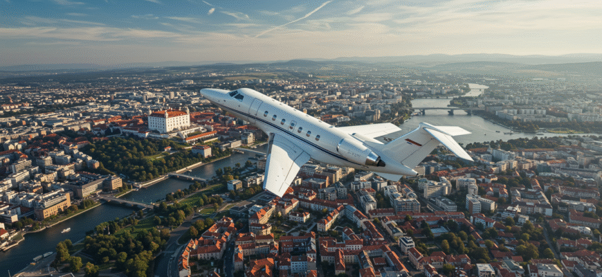 Private Jet Charter To And From Bratislava Photo