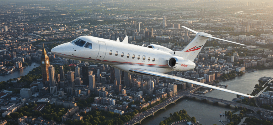 Private Jet Charter To And From London Photo