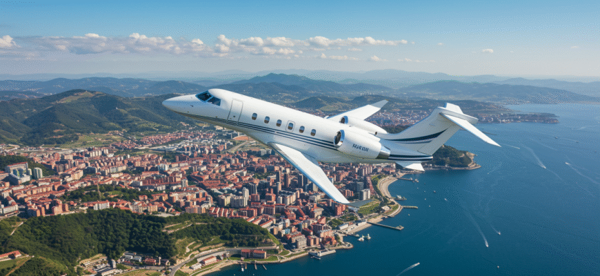 Private Jet Charter To And From Bilbao Photo