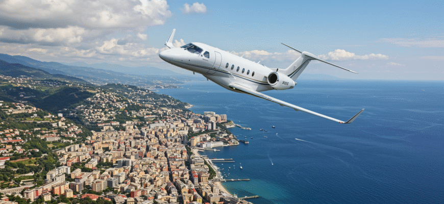 Private Jet Charter To And From Genoa Photo