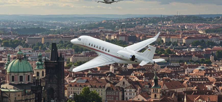 Private Jet Charter To And From Prague Photo