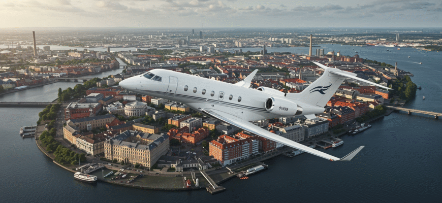 Private Jet Charter To And From Copenhagen Photo