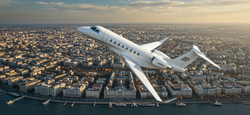 Private Jet Charter To And From Budapest Photo