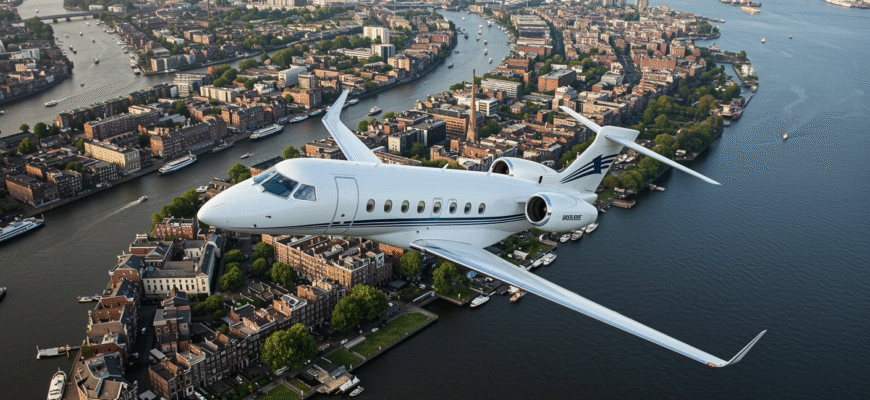 Private Jet Charter To And From Amsterdam Photo