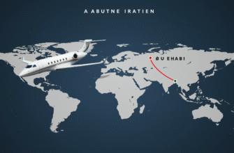 Private Jet Between Abu Dhabi And Paris Photo