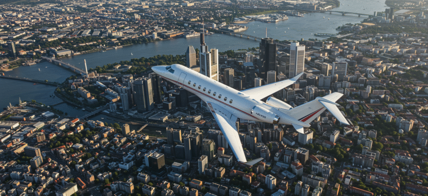 Private Jet Charter To And From Frankfurt Photo