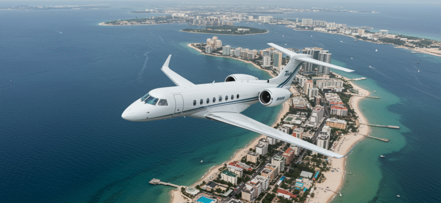 Private Jet Charter To And From Cancun Photo