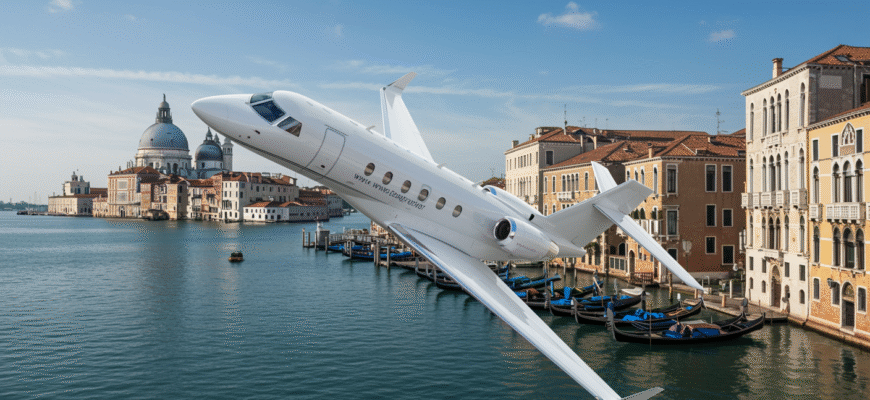 Private Jet Charter To And From Venice Photo