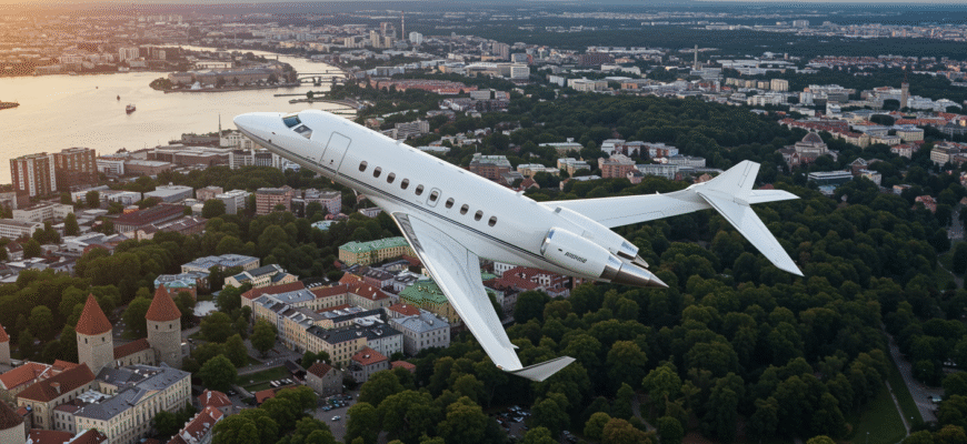 Private Jet Charter To And From Tallinn Photo