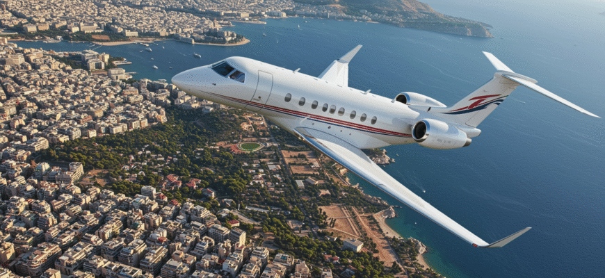 Private Jet Charter To And From Athens Photo