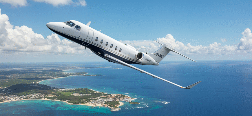 Private Jet Charter To And From Dominican Republic Photo
