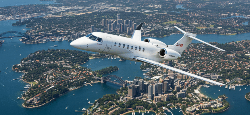 Private Jet Charter To And From Sydney Photo