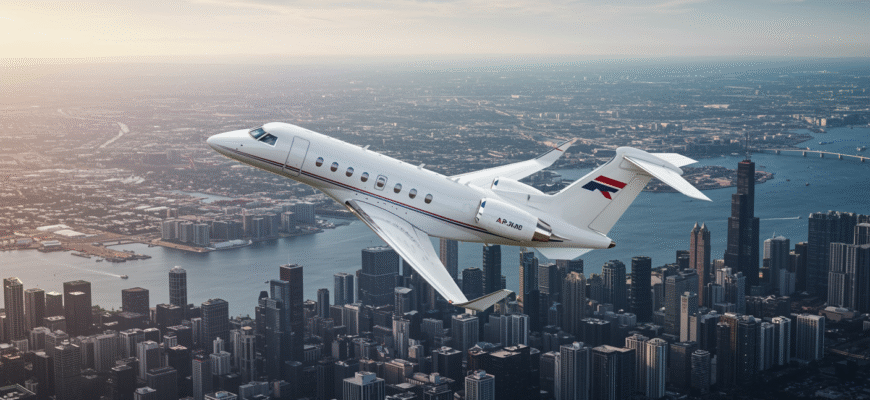 Private Jet Charter To And From Chicago Photo