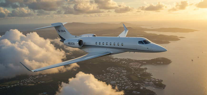 Private Jet Charter To And From Antigua And Barbuda Photo